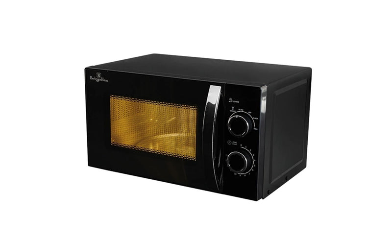 Berlinger Haus 20L Mechanic Microwave Oven - Matte Black