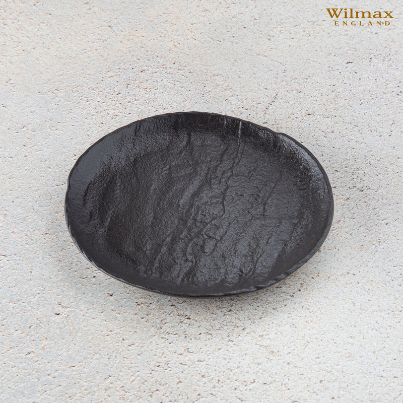 Wilmax SlateStone 20cm Round Plate - Black