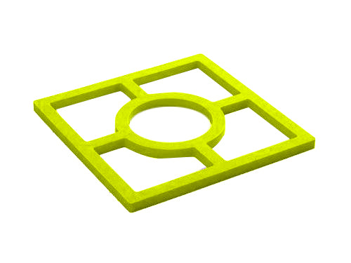 Ibili 16x16 cm Square Silicone Trivet - Green