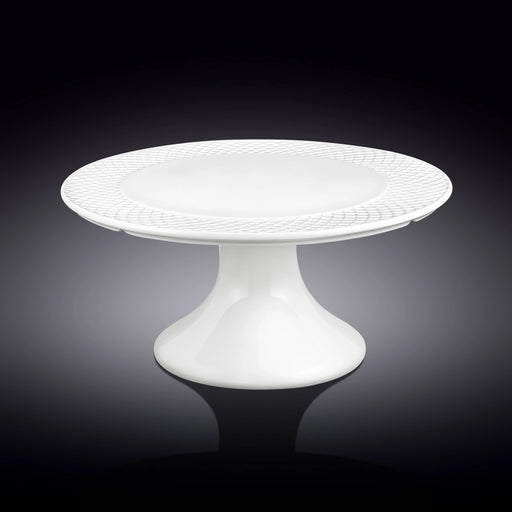 Wilmax Diamond 30x10cm Cake Stand - White