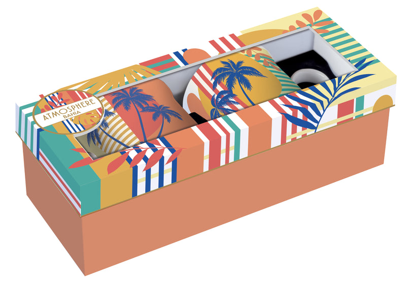 Easy Life Bahia 300ml 2-Piece Mug Set in Box - Multicolored