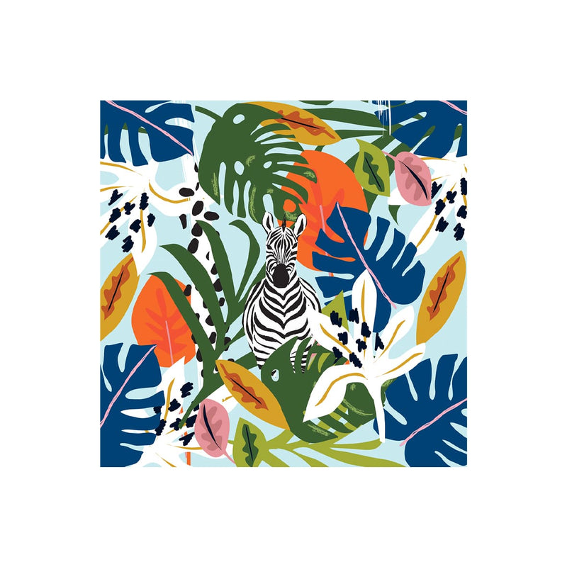 Easy Life Tropical Vibes 20-Piece Paper Napkin Set - Multicolored