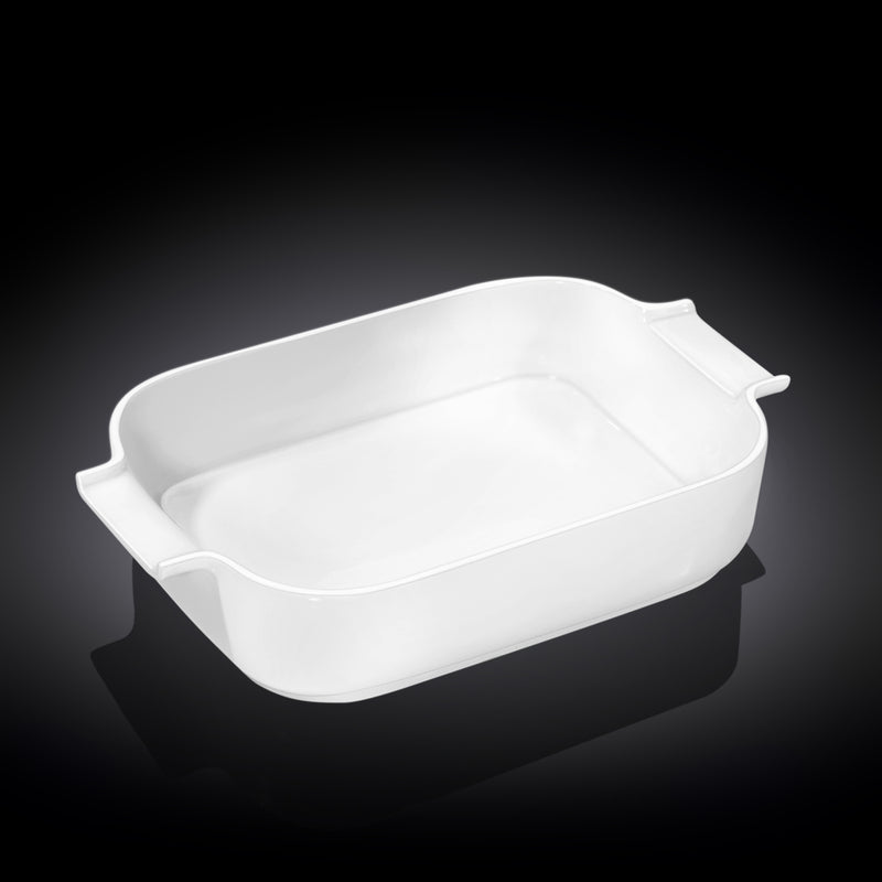 Wilmax 28.5x18cm Baking Dish with Handles - White