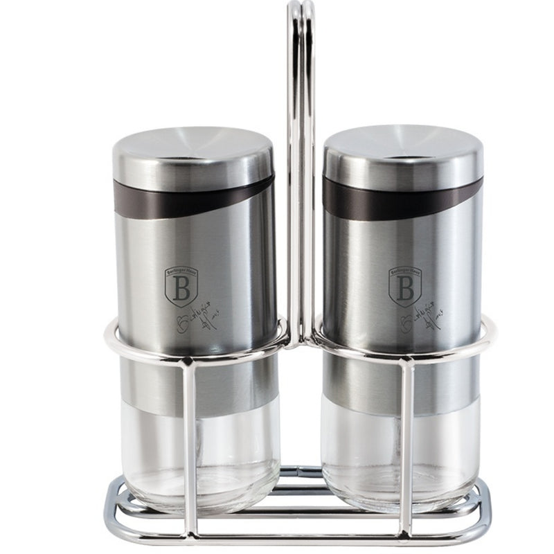 Berlinger Haus 3-Piece Spice Rack Set - Stainless Steel