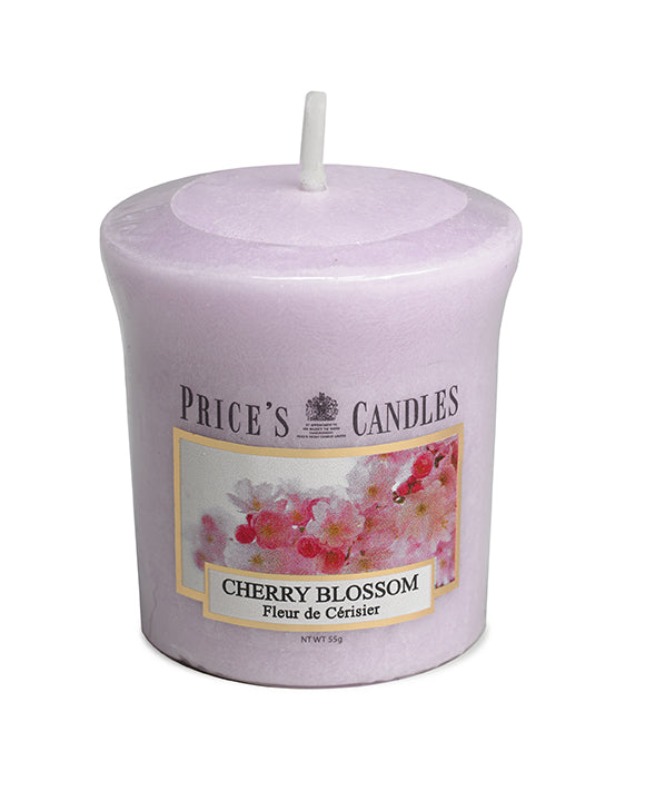 Price's Scented Votive Candle - Cherry Blossom