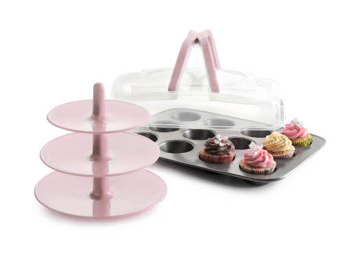Ibili Muffin Mold with Lid & Stand