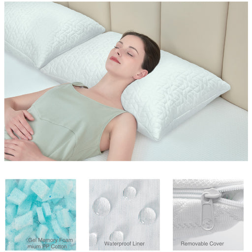 ARMN Pedic Premium Adjustable Pillow with Cooling Cover