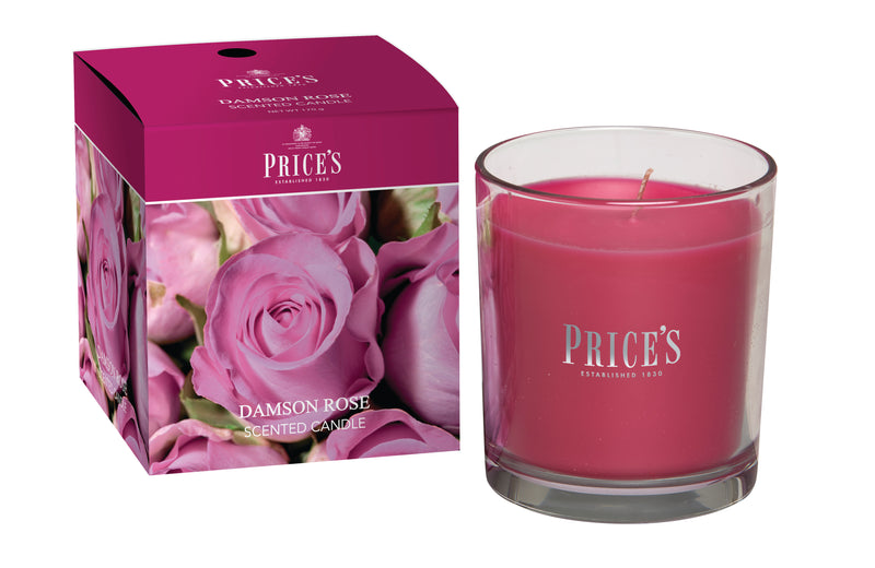 Price's Boxed Candle Jar - Damson Rose
