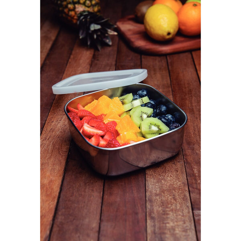 Tramontina Freezinox 1.2L Steel Square Food Container