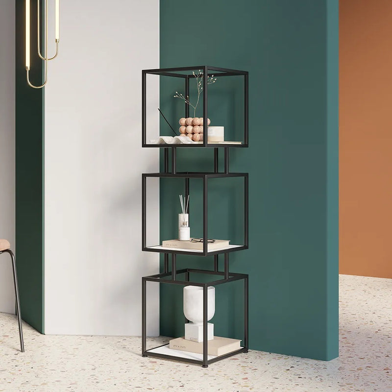 ARMN Regency 4-Shelf Stand - Black