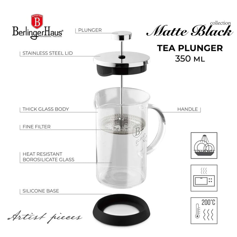 Berlinger Haus 350ml Tea/Coffee Plunger - Steal