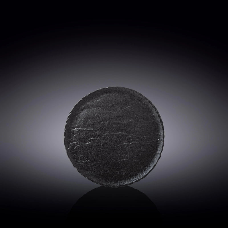 Wilmax SlateStone 15cm Round Plate - Black