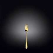 Wilmax Stella 2-Piece 14cm Pastry Fork Set - Gold