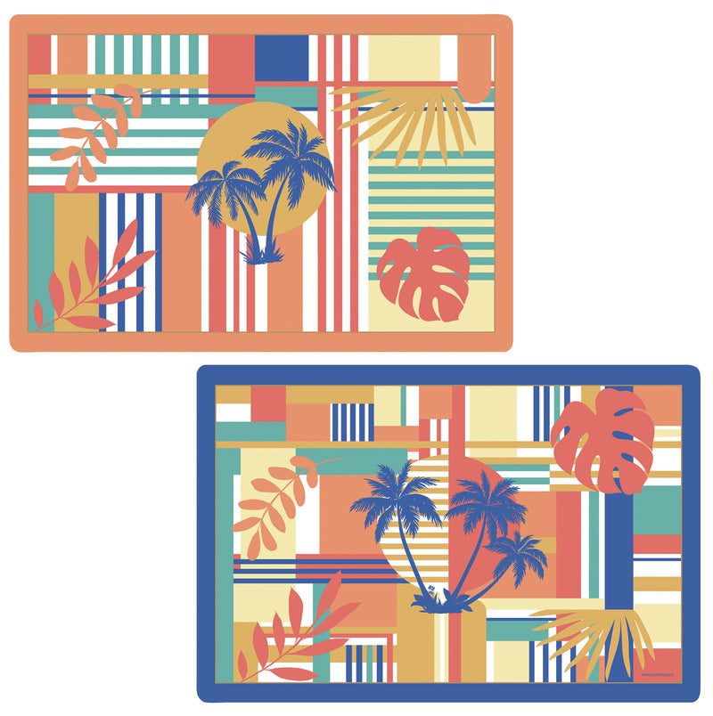 Easy Life Bahia 45x30cm Double-Sided Placemat - Multicolored
