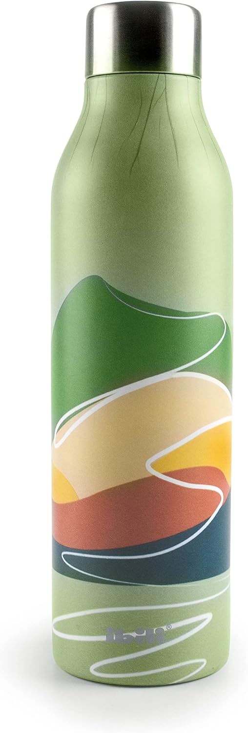 Ibili Horizon Steel 500ml Double Wall Thermos Bottle - Green