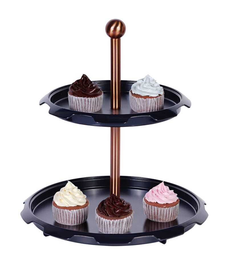 Berlinger Haus Black Rose 2-Teir Cake Stand