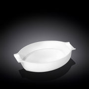 Wilmax 26x17cm Oval Baking Dish with Handles - White