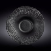 Wilmax WoodStone 36cm Deep Plate - Black