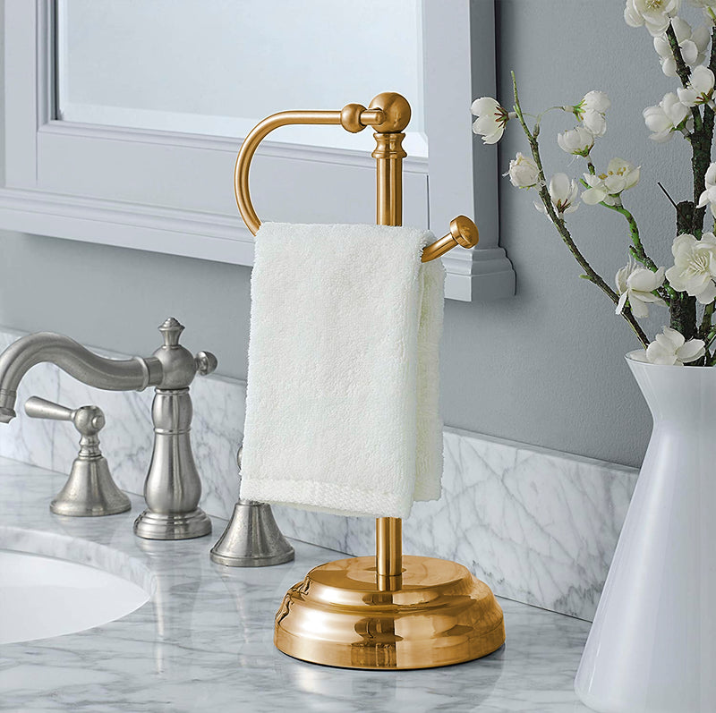 ARMN Delta Countertop Towel Rack - Gold