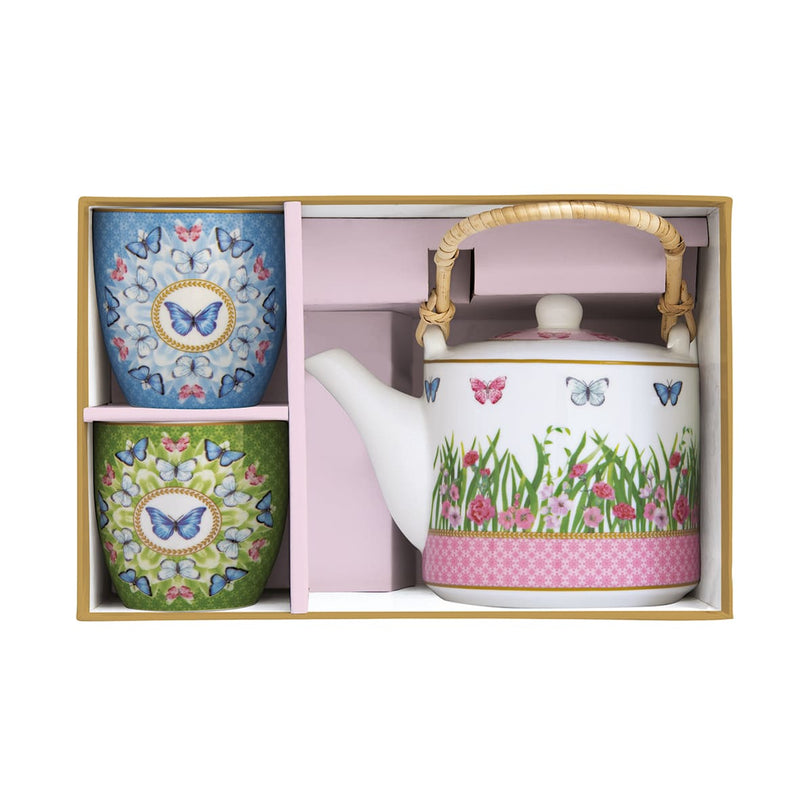 Easy Life Spring Parade Tea Set in Box - Multicolored