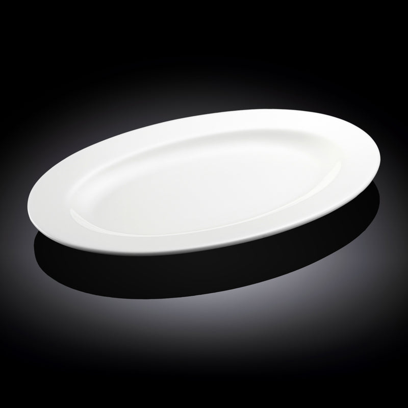Wilmax Stello Pro 36cm Oval Platter - White