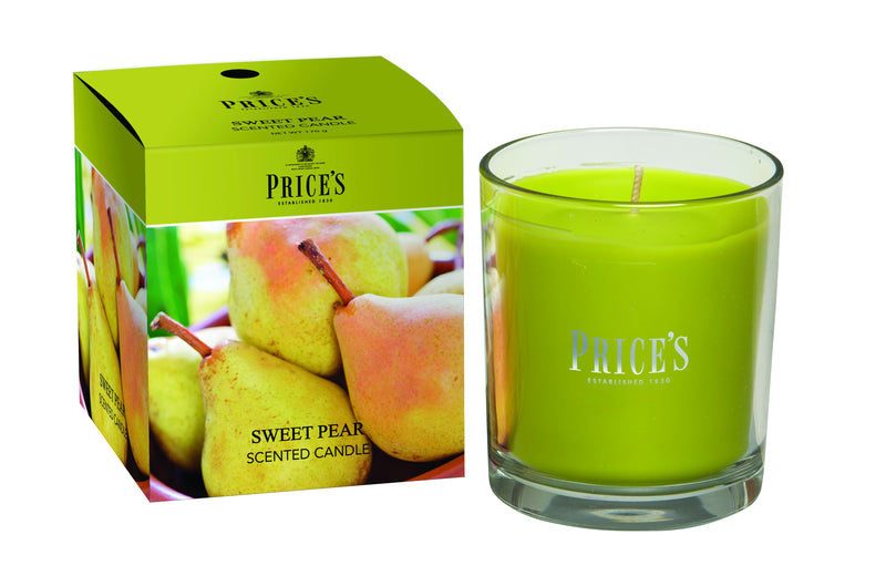 Price's Boxed Candle Jar - Iced Pear