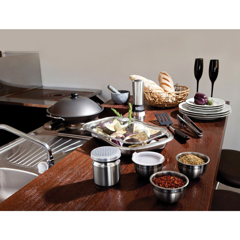 Tramontina Utility 10.4cm Steel Grated Cheese Dispenser