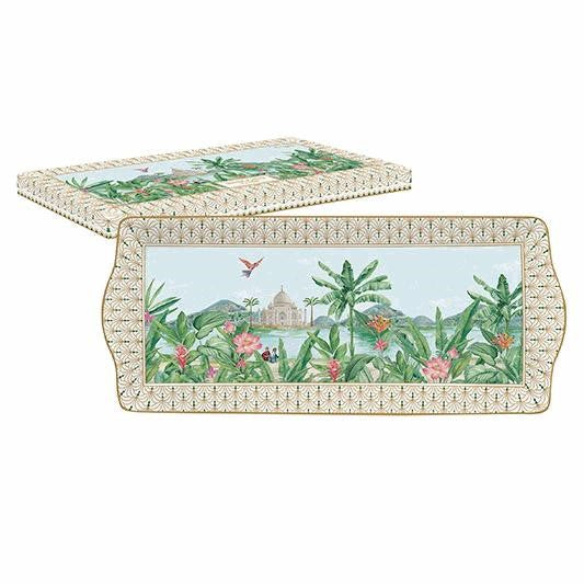 Easy Life Paradise Sauvage 35x15cm Serving Platter in Box - Multicolored