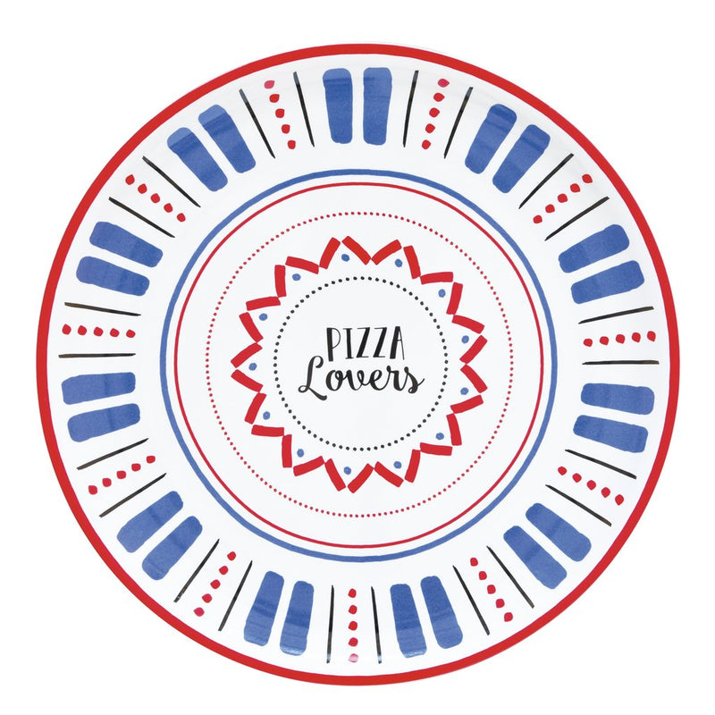 Easy Life Pizza Lovers 32.5cm Pizza Plate - Blue