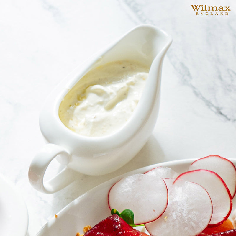 Wilmax 100ml Sauce Boat - White