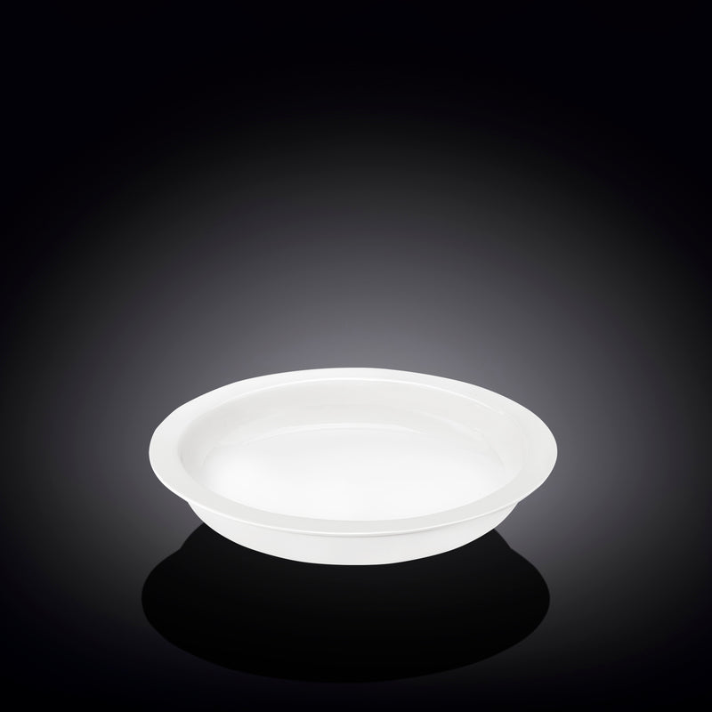 Wilmax Gastronorm 38.5cm Round Porcelain Dish - White