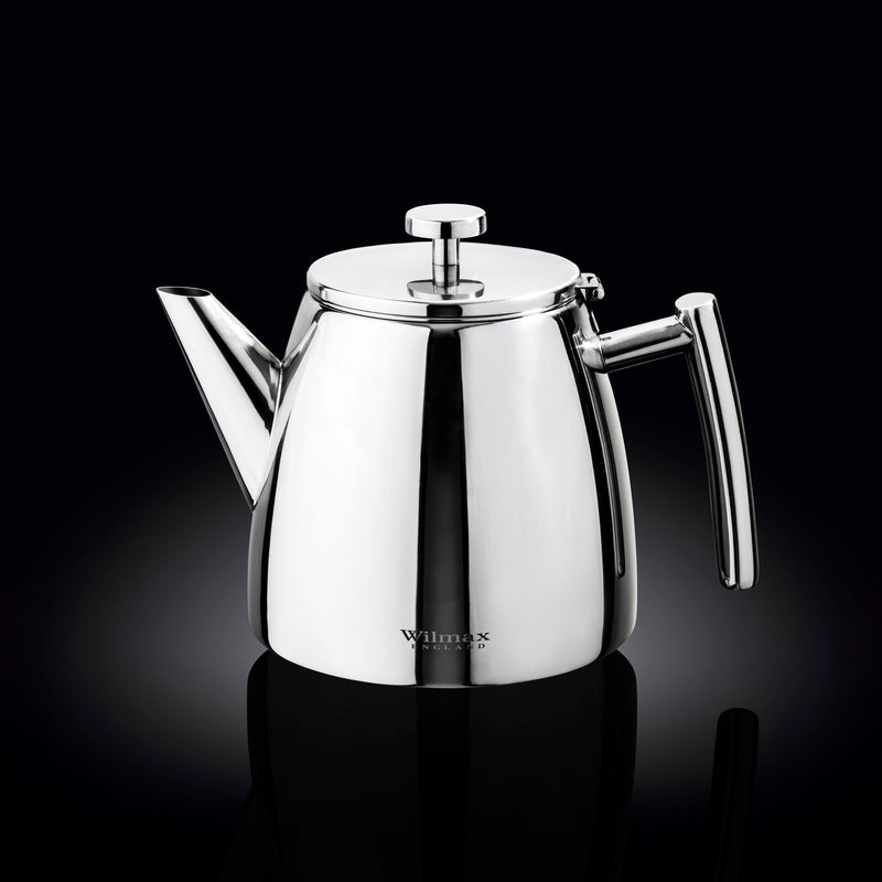 Wilmax Double-Wall 600ml Steel Teapot