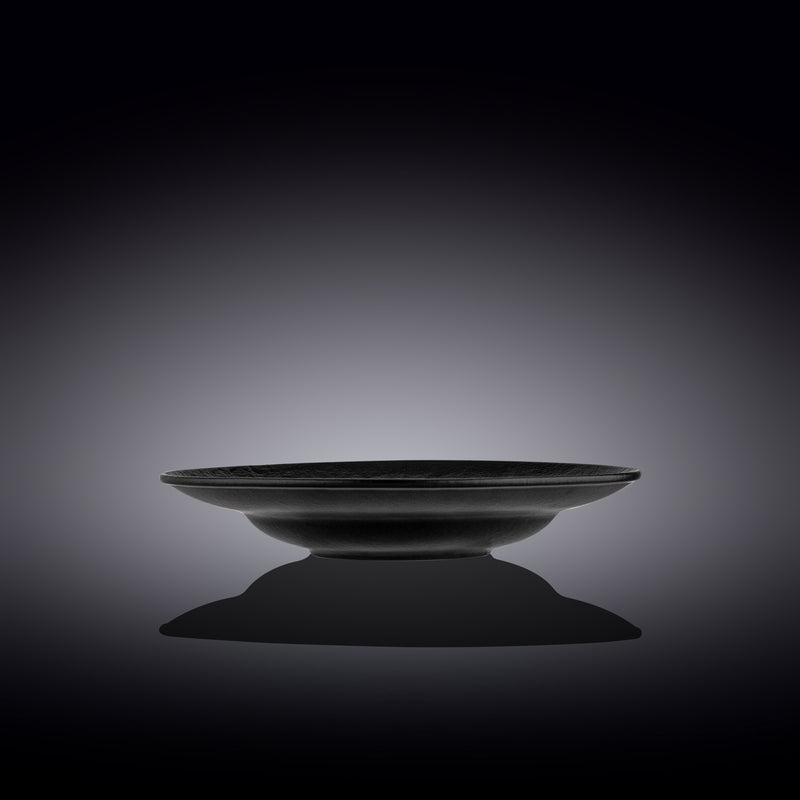 Wilmax SlateStone 25.5cm Deep Plate - Black