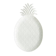 Easy Life Madagascar 28x17cm Pineapple Serving Platter in Box - White
