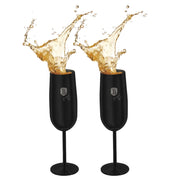 Berlinger Haus 2-Piece Flute Set - Black-Rose