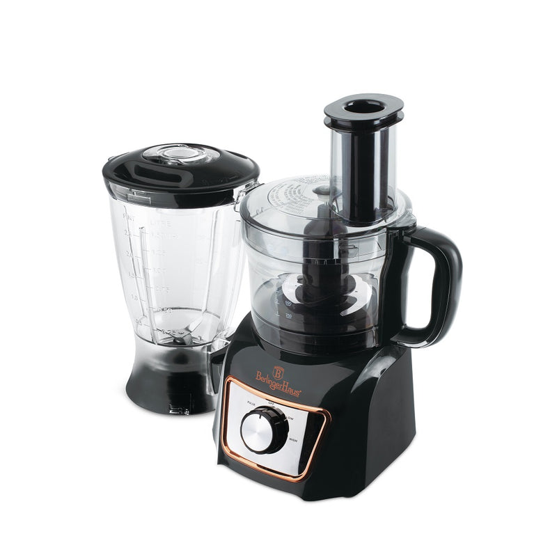 Berlinger Haus Food Processor Set - Black-Rose