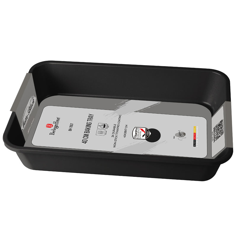 Berlinger Haus Oblong Roaster - Matte Black