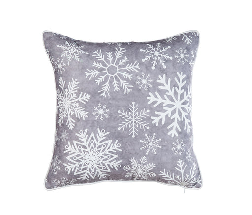 ARMN Azure Printed Cushion Cover - Gray and White
