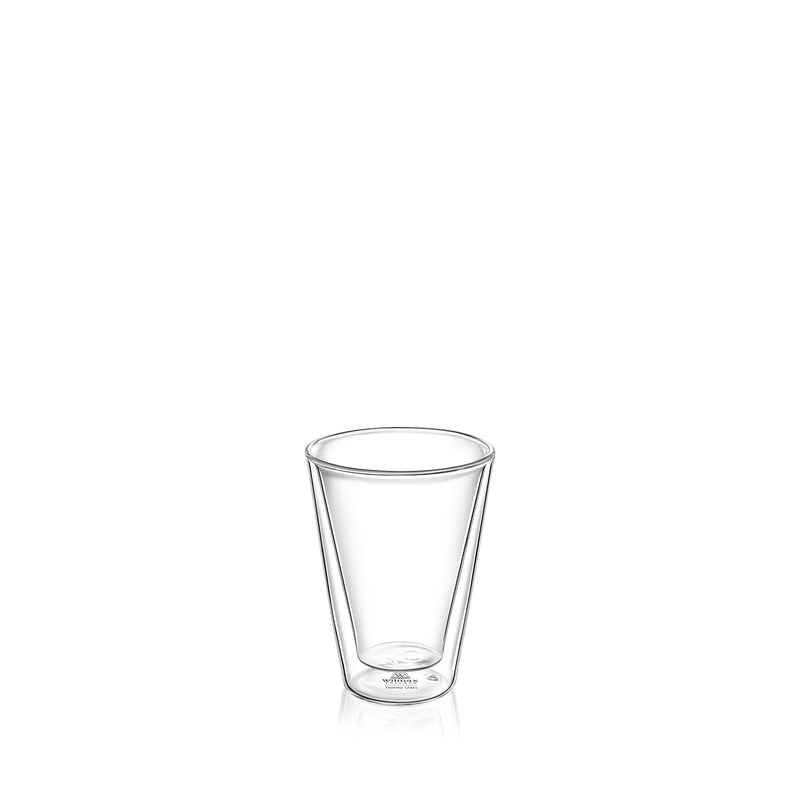 Wilmax Thermo 100ml Double-Wall Glass Tumbler