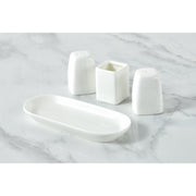 Wilmax Ilona 4-Piece Salt & Pepper Set - White