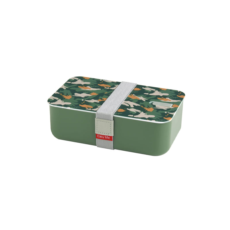 Easy Life Abstract 1000ml 1-Layer Lunchbox - Green