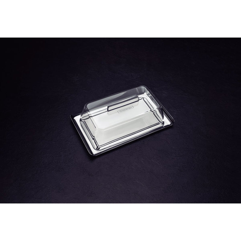 Tramontina Quadrata 17cm Steel Covered Butter Dish