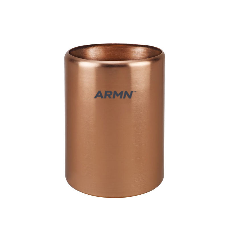 ARMN Roma 9.4L Cylindrical Waste Bin - Rose Gold