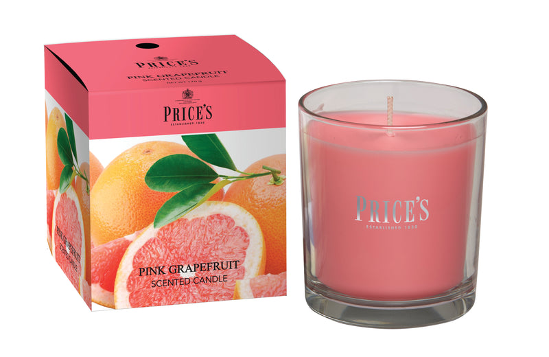 Price's Boxed Candle Jar - Grapefruit