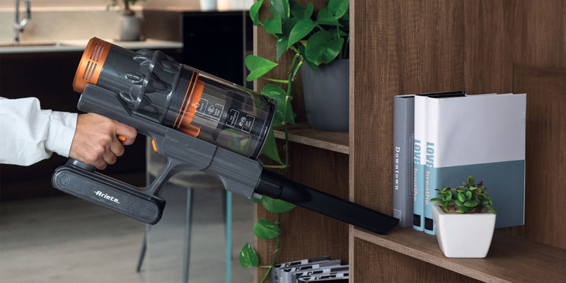 Ariete 2704 150W Cordless Digital Broom - Orange