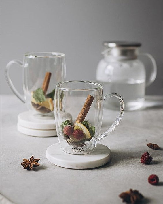 Wilmax 250ml Glass Double-Wall Cup