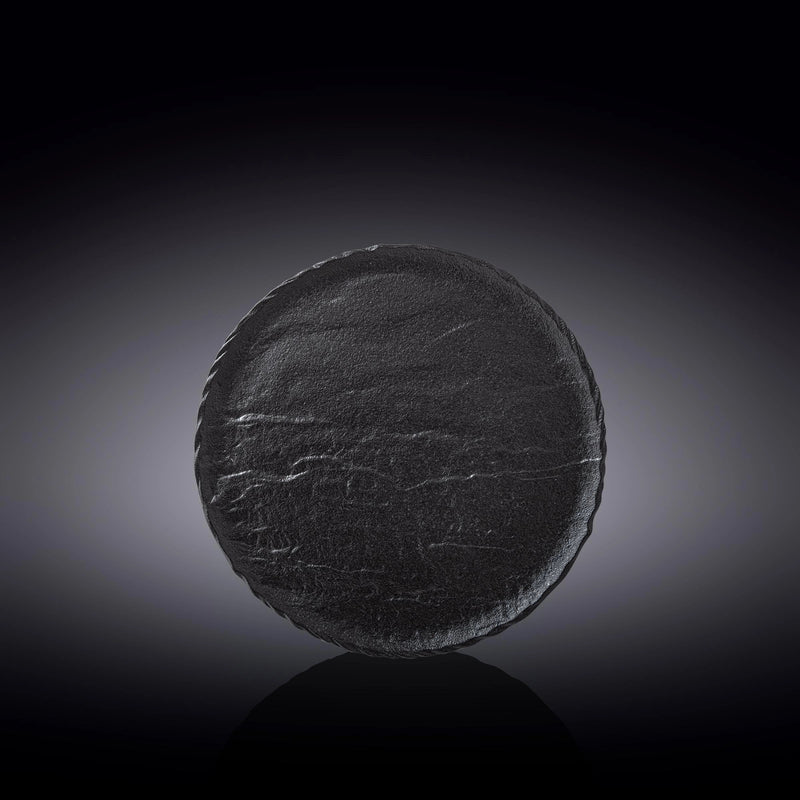Wilmax SlateStone 20cm Round Plate - Black