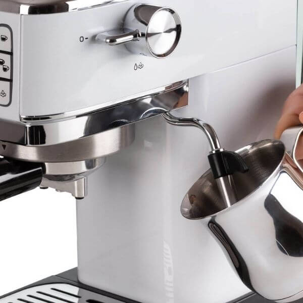 Ariete Moderna 1381 Slim Espresso Machine - White