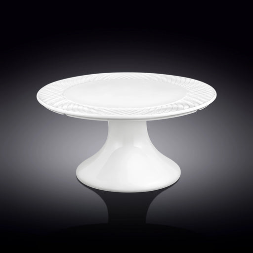 Wilmax Diamond 25x10cm Cake Stand - White