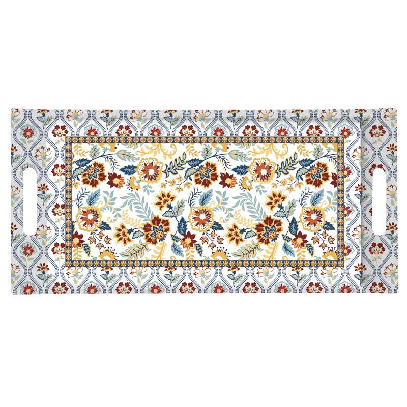 Easy Life Paisley Abundance 40x19cm Tray - Multicolored